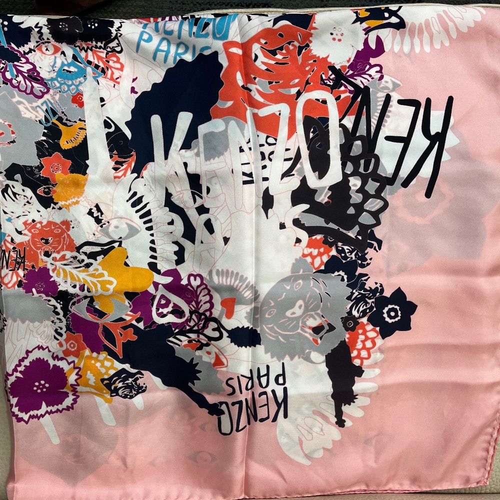 Kenzo silk scarf